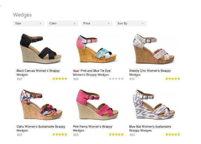 BUY A PAIR, GIVE A PAIR: TOMS VEGAN, HOT WEATHER WEDGES