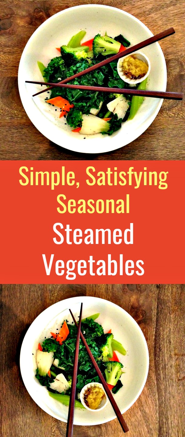 Simple and Satisfying Seasonal Steamed Vegetables - There is nothing quite as satisfying as a bowl of fresh, crisp, steamed vegetables. They are so quick and easy to make. And the combinations are limitless. I love to take a quick trip to my wonderful local farmer's market to gather fresh, seasonal, organic vegetables. It's always fun to mix it up and try new veggies. #steamedvegetables #vegetables #vegetablecombos #vegan #veganrecipes #veganfood #seasonalvegetables #organicvegetables Simple and Satisfying Seasonal Steamed Vegetables - There is nothing quite as satisfying as a bowl of fresh, crisp, steamed vegetables. They are so quick and easy to make. And the combinations are limitless. I love to take a quick trip to my wonderful local farmer's market to gather fresh, seasonal, organic vegetables. It's always fun to mix it up and try new veggies. #steamedvegetables #vegetables #vegetablecombos #vegan #veganrecipes #veganfood #seasonalvegetables #organicvegetables