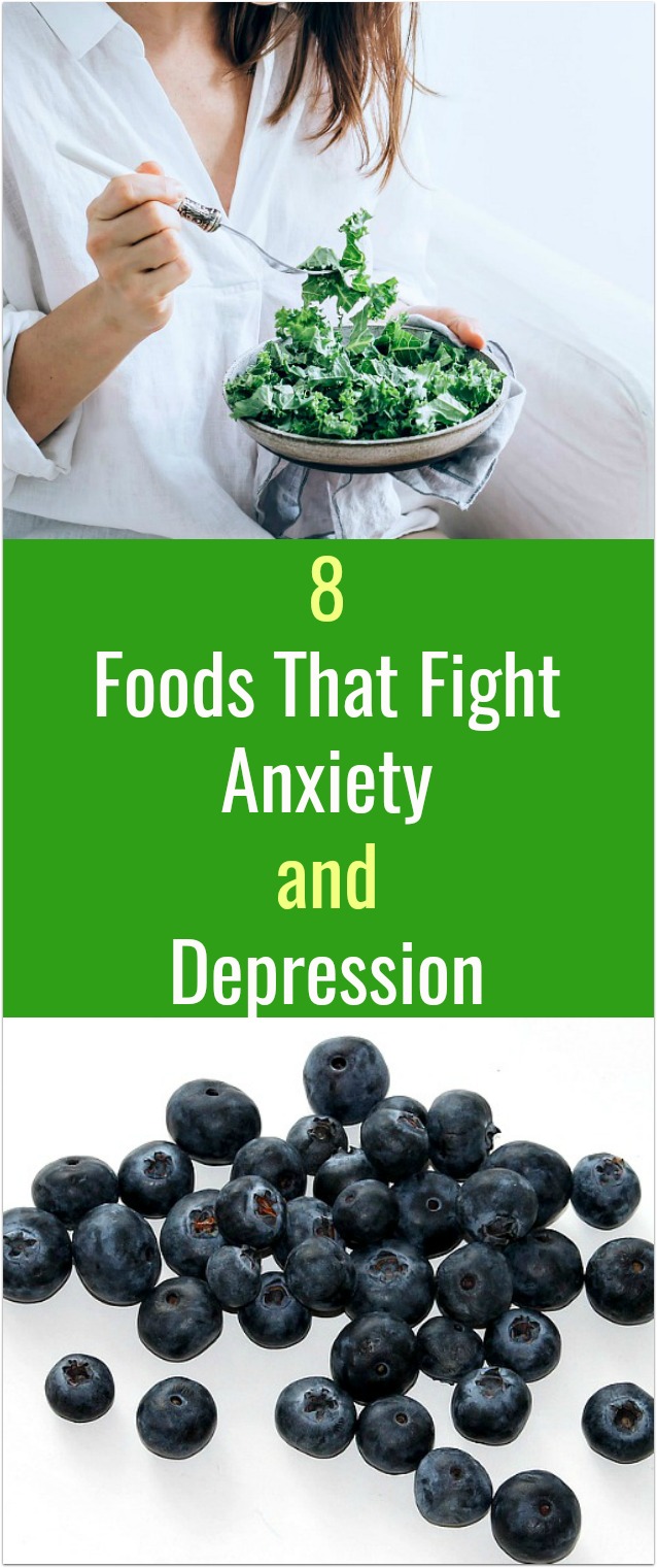 8 Foods that Fight Anxiety and Depression - Part of self-care is making sure you do your best to take care of your physical and mental health, and certain foods will help you down that path. Help fight anxiety and depression by changing your nutrition and diet, as they play a big role in our physical and mental health. Try these 8 foods to ease your symptoms. #healthyfoods #antidepressionfoods #antianxietyfoods #depression #anxiety #mentalhealth #eatforhealth #almonds #berries #asparagus #darkchocolate 8 Foods that Fight Anxiety and Depression - Part of self-care is making sure you do your best to take care of your physical and mental health, and certain foods will help you down that path. Help fight anxiety and depression by changing your nutrition and diet, as they play a big role in our physical and mental health. Try these 8 foods to ease your symptoms. #healthyfoods #antidepressionfoods #antianxietyfoods #depression #anxiety #mentalhealth #eatforhealth #almonds #berries #asparagus #darkchocolate