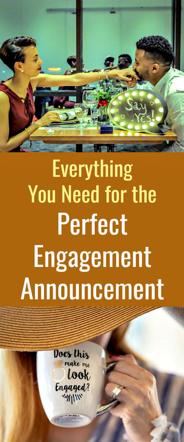 Everything You Need for the Perfect Engagement Announcement -You're engaged? Today, couples can pay for a traditional newspaper announcement or they can opt to announce their engagement on social media.No matter which platform couples decide to use, there are some key things that they will need to create the perfect engagement announcement. #engagement #announcement #engaged #engagementannouncement #couple #gettingmarried #gettingengaged Everything You Need for the Perfect Engagement Announcement -You're engaged? Today, couples can pay for a traditional newspaper announcement or they can opt to announce their engagement on social media.No matter which platform couples decide to use, there are some key things that they will need to create the perfect engagement announcement. #engagement #announcement #engaged #engagementannouncement #couple #gettingmarried #gettingengaged