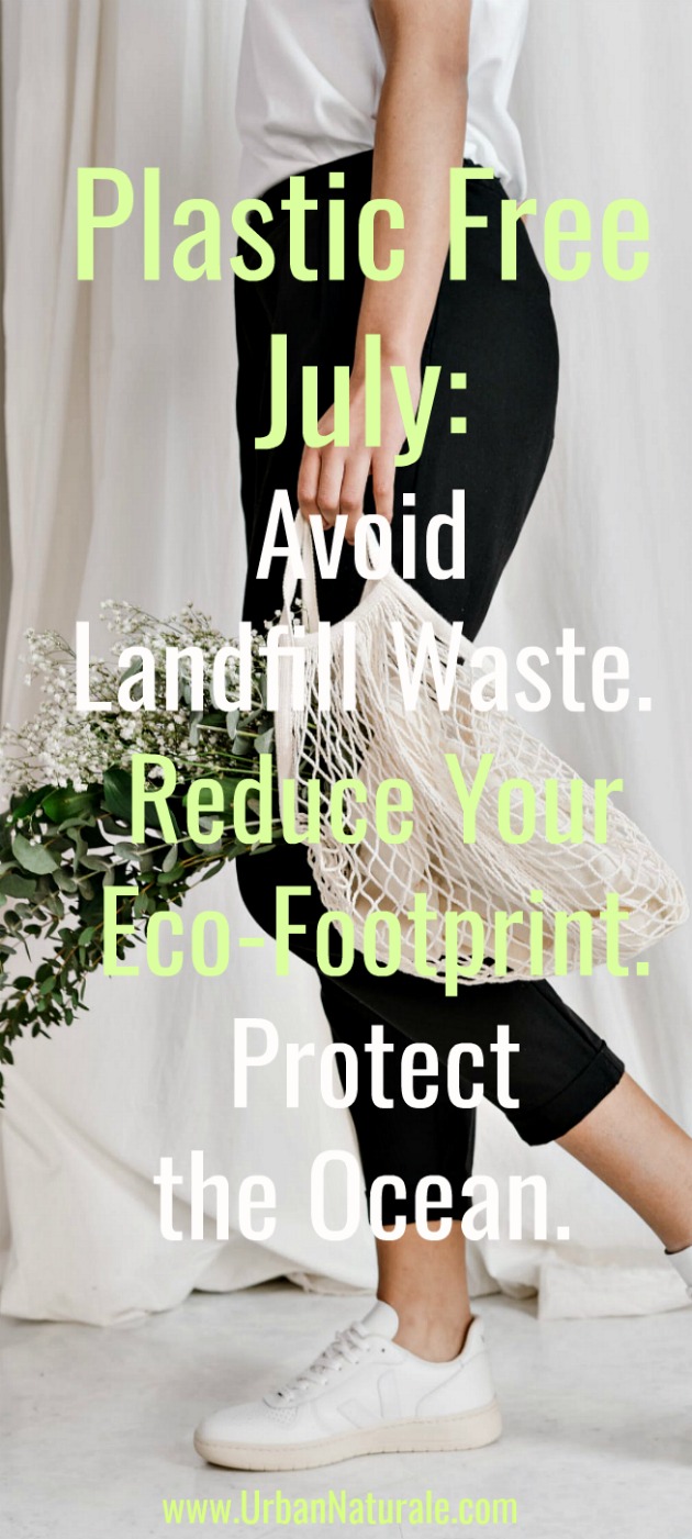Plastic Free July: Avoid Landfill Waste. Reduce Your Eco-Footprint. Protect the Ocean - Plastic Free July isn’t about drastic lifestyle change; it’s about being more conscious of the single-use plastics that you use day-to-day and taking small but smart steps to reduce them. Taking the challenge is a great way to start. #PlasticFreeJuly #PlasticFree #AvoidLandfillWaste #ReduceEcoFootprint #Protect the Oceans Plastic Free July: Avoid Landfill Waste. Reduce Your Eco-Footprint. Protect the Ocean - Plastic Free July isn’t about drastic lifestyle change; it’s about being more conscious of the single-use plastics that you use day-to-day and taking small but smart steps to reduce them. Taking the challenge is a great way to start. #PlasticFreeJuly #PlasticFree #AvoidLandfillWaste #ReduceEcoFootprint #Protect the Oceans