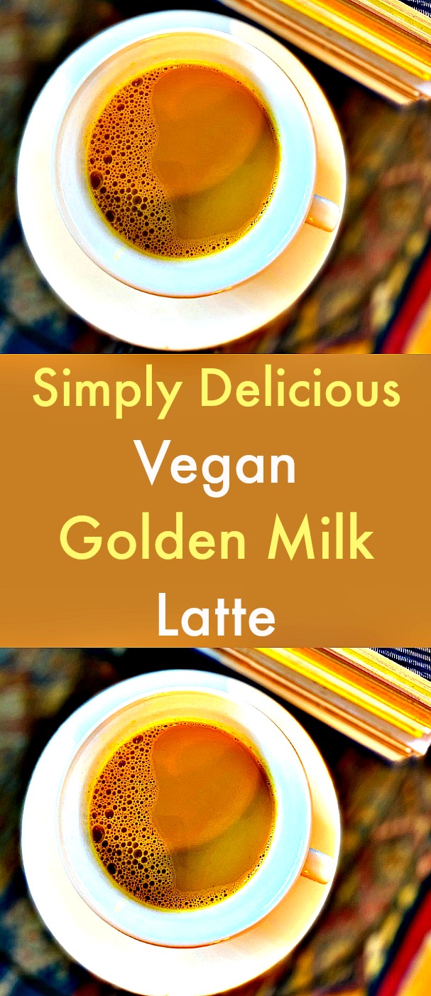Vegan Golden Milk Latte is a healthy and nutritious beverage made from turmeric, spices and plant milk. Turmeric is loaded with lots of antioxidants and provides many health benefits. Drinking Golden Milk is an wonderful way to incorporate turmeric into your diet! #turmeric #turmericbenefits #goldenmilkbeverage #vegangoldenmilk #veganrecipe #goldenmilklatte #plantbaseddiet Vegan Golden Milk Latte is a healthy and nutritious beverage made from turmeric, spices and plant milk. Turmeric is loaded with lots of antioxidants and provides many health benefits. Drinking Golden Milk is an wonderful way to incorporate turmeric into your diet! #turmeric #turmericbenefits #goldenmilkbeverage #vegangoldenmilk #veganrecipe #goldenmilklatte #plantbaseddiet
