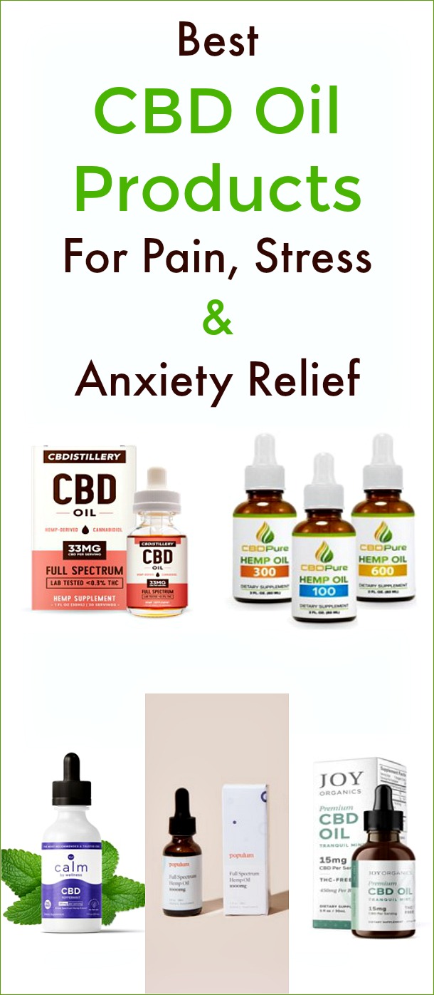 Best CBD Oil Products For Pain, Stress & Anxiety Relief - Suffering from pain, stress or anxiety? You shouldn't have to let pain, stress and anxiety impact your life. You may be able to get relief from pain, stress and anxiety -- and improve your quality of life -- with certain CBD oil products. We have listed the five best CBD products in this article. #CBDOilProducts #Painrelief #Stressrelief #AnxietyRelief #CBD #CBDoil #healthandwellness #naturalremedies Best CBD Oil Products For Pain, Stress & Anxiety Relief - Suffering from pain, stress or anxiety? You shouldn't have to let pain, stress and anxiety impact your life. You may be able to get relief from pain, stress and anxiety -- and improve your quality of life -- with certain CBD oil products. We have listed the five best CBD products in this article. #CBDOilProducts #Painrelief #Stressrelief #AnxietyRelief #CBD #CBDoil #healthandwellness #naturalremedies