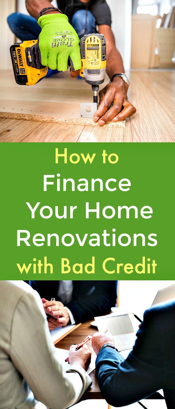 How to Finance Your Home Renovations With Bad Credit - Are you looking to get some home renovations done despite your bad credit? This guide explains exactly how you can achieve it. #homerenovations #homerepair #homeequityloans #badcredit #refinancemortgage #homeequitylineofcredit #home #house #loans How to Finance Your Home Renovations With Bad Credit - Are you looking to get some home renovations done despite your bad credit? This guide explains exactly how you can achieve it. #homerenovations #homerepair #homeequityloans #badcredit #refinancemortgage #homeequitylineofcredit #home #house #loans