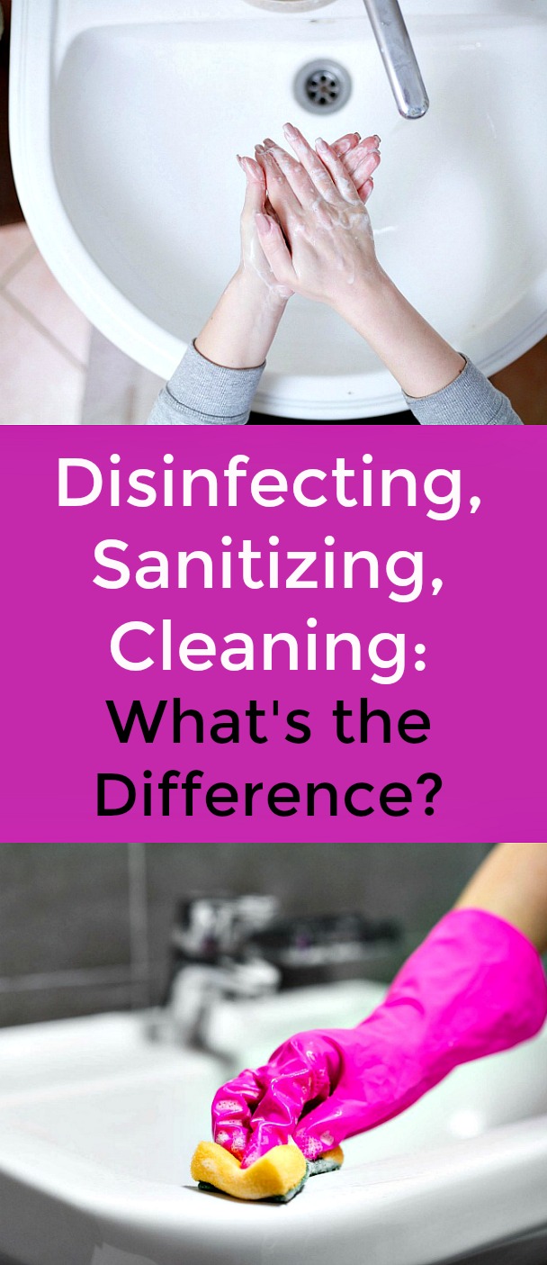 Disinfecting, Sanitizing, Cleaning: What's the Difference? - Should You Clean, Disinfect, or Sanitize? When it comes to keeping our homes and workplaces safe from harmful microbes, the goal should be to keep them sanitized. Technically speaking, neither cleaning nor disinfection by themselves is enough to render contaminated surfaces safe. For best results, a combination of both is usually necessary. #disinfecting #sanitizing #cleaning #pandemic #COVID-19 #reducingcontamination #keepinghomesclean #keepingworkplaceclean #stayingsafe #harmfulmicrobes Disinfecting, Sanitizing, Cleaning: What's the Difference? - Should You Clean, Disinfect, or Sanitize? When it comes to keeping our homes and workplaces safe from harmful microbes, the goal should be to keep them sanitized. Technically speaking, neither cleaning nor disinfection by themselves is enough to render contaminated surfaces safe. For best results, a combination of both is usually necessary. #disinfecting #sanitizing #cleaning #pandemic #COVID-19 #reducingcontamination #keepinghomesclean #keepingworkplaceclean #stayingsafe #harmfulmicrobes