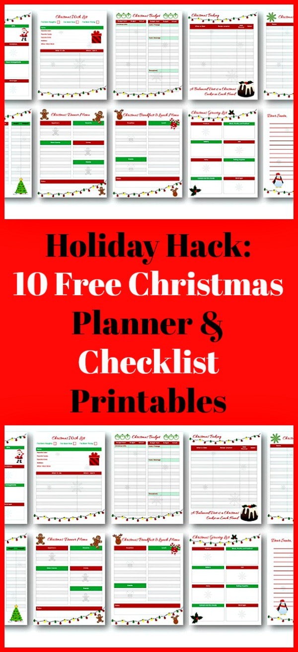 10 Free Christmas Planner and Checklist Printables - It's beginning to look a lot like Christmas, and that means everything from planning your Christmas card and gift list to what you are going to cook or bake. Have yourself an organized and Merry Christmas with these 10 handly, free Christmas planner and checklist printables. They're designed to help you and your family on track during the busy holiday season. #Christmas #Planners #Checklists #Printables #Christmaschecklists #Christmastodolists #Christmasorganizers 10 Free Christmas Planner and Checklist Printables - It's beginning to look a lot like Christmas, and that means everything from planning your Christmas card and gift list to what you are going to cook or bake. Have yourself an organized and Merry Christmas with these 10 handly, free Christmas planner and checklist printables. They're designed to help you and your family on track during the busy holiday season. #Christmas #Planners #Checklists #Printables #Christmaschecklists #Christmastodolists #Christmasorganizers