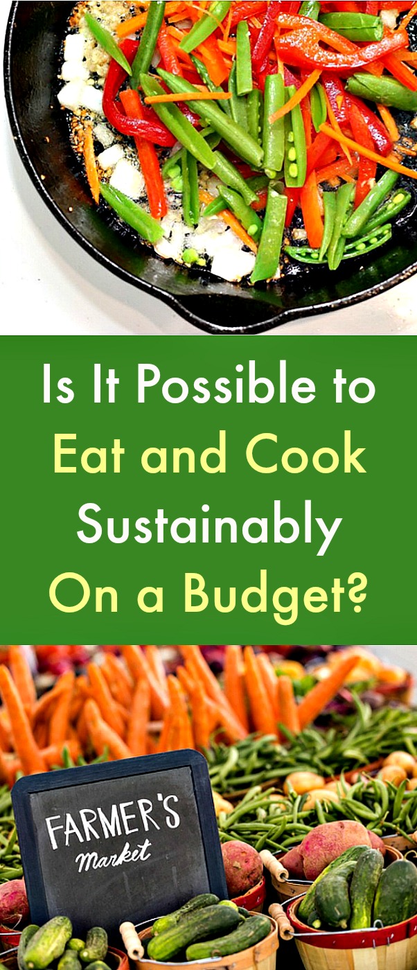 Is It Possible To Eat and Cook Sustainably On a Budget? If you’re determined to lead a greener lifestyle, we’re happy to inform you that it is possible to do on a budget. Cooking and eating sustainably is a great place to begin your eco-friendly journey. It offers the unparalleled trifecta of healthy living, greater savings, and of course, environmental consciousness. #cookingsustainably #eatingsustainably #sustainability #composting #reducefoodwaste #shoplocal #vegan #plantbased #meatless Is It Possible To Eat and Cook Sustainably On a Budget? If you’re determined to lead a greener lifestyle, we’re happy to inform you that it is possible to do on a budget. Cooking and eating sustainably is a great place to begin your eco-friendly journey. It offers the unparalleled trifecta of healthy living, greater savings, and of course, environmental consciousness. #cookingsustainably #eatingsustainably #sustainability #composting #reducefoodwaste #shoplocal #vegan #plantbased #meatless